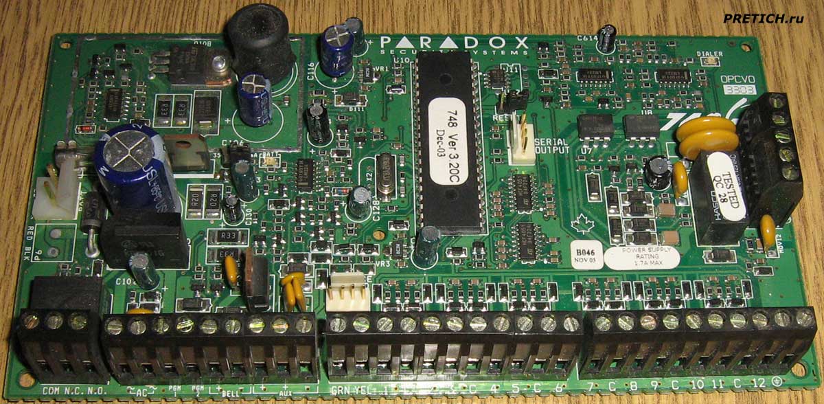 Paradox Security Systems 748+ обзор, с разборкой Paradox Security Systems 748+ обзор, с разборкой