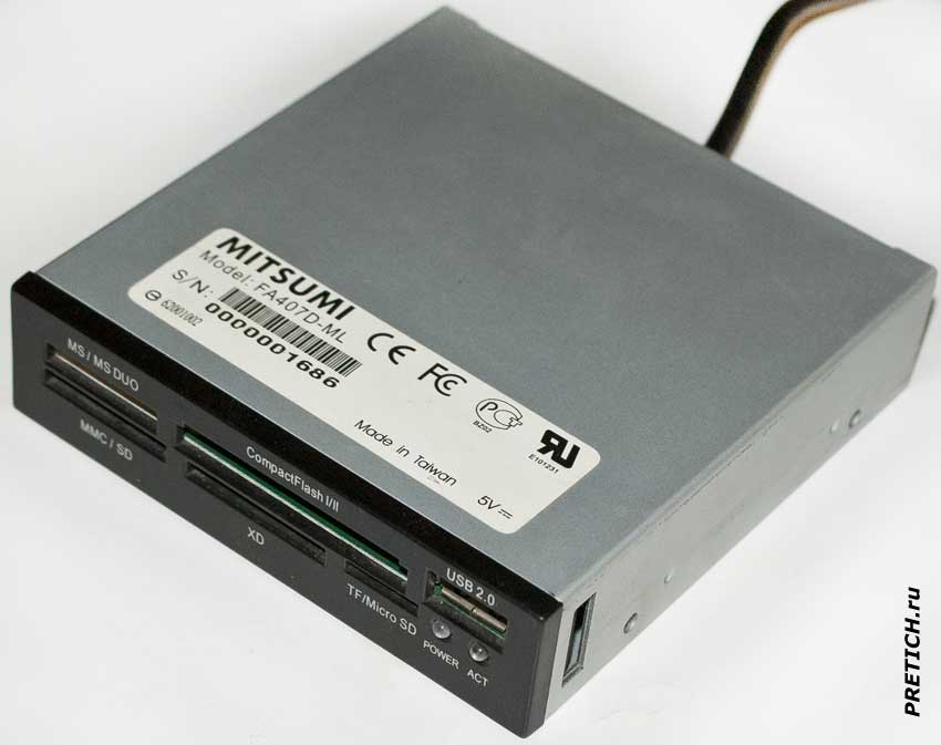 Mitsumi FA407D-ML обзор кардридера
