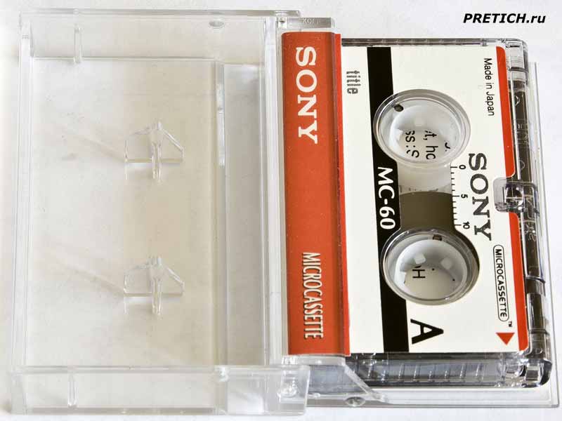 микрокассета Sony MC-60 для диктофонов микрокассета Sony MC-60 для диктофонов