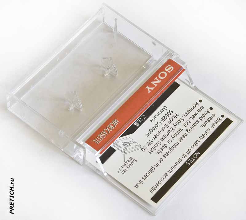 подкассетник микрокассеты Sony MC-60 подкассетник микрокассеты Sony MC-60