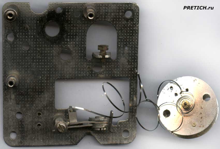 Янтарь 65181 платина механизма часов, СССР Янтарь 65181 платина механизма часов, СССР