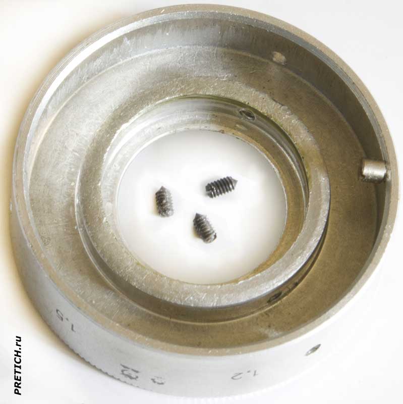 Смена-8М снимаем внешнее алюминиевое кольцо Смена-8М снимаем внешнее алюминиевое кольцо