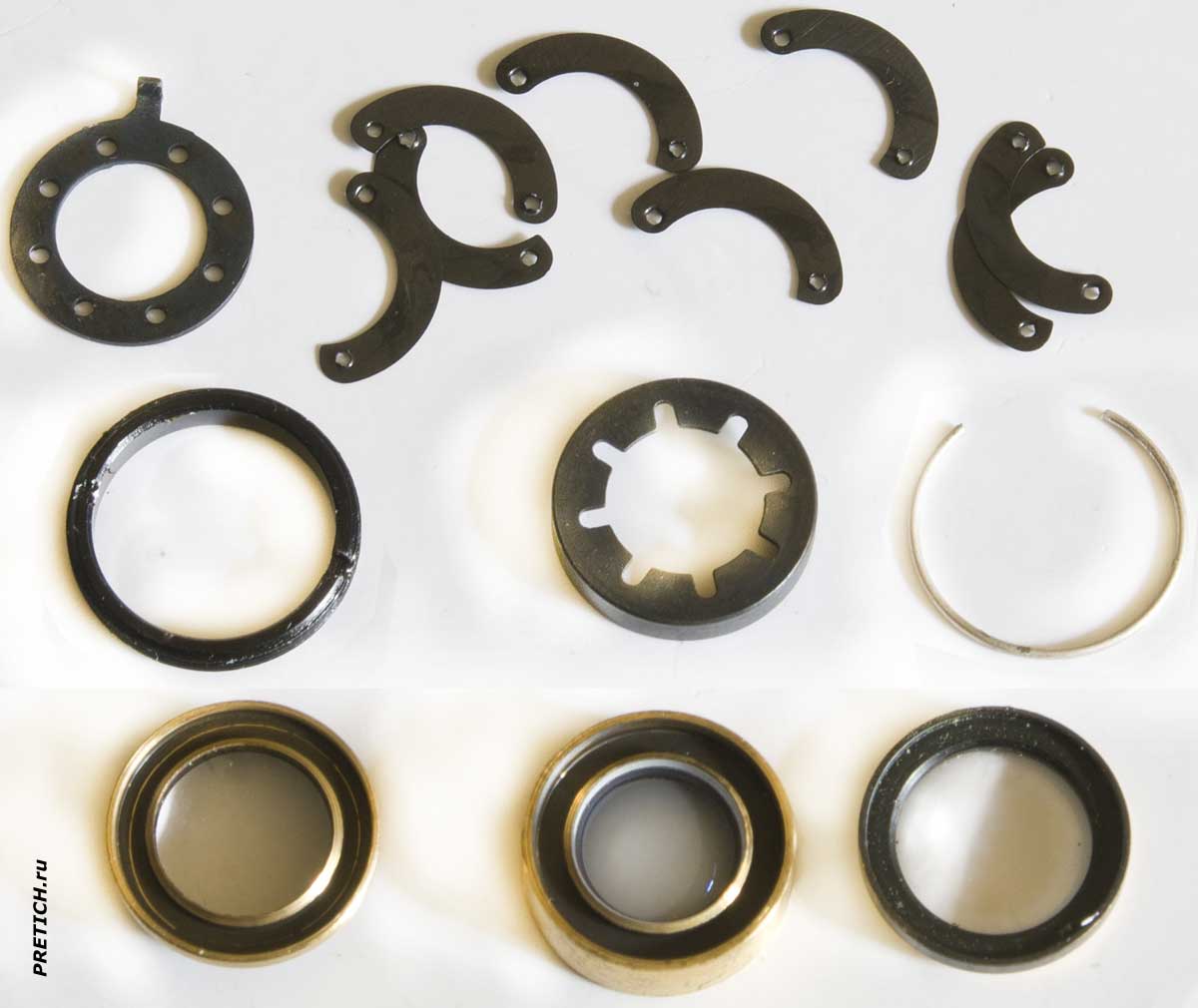 Т-43 4/40 ЛОМО линзы, ирисовая диафрагма - разборка Т-43 4/40 ЛОМО линзы, ирисовая диафрагма - разборка