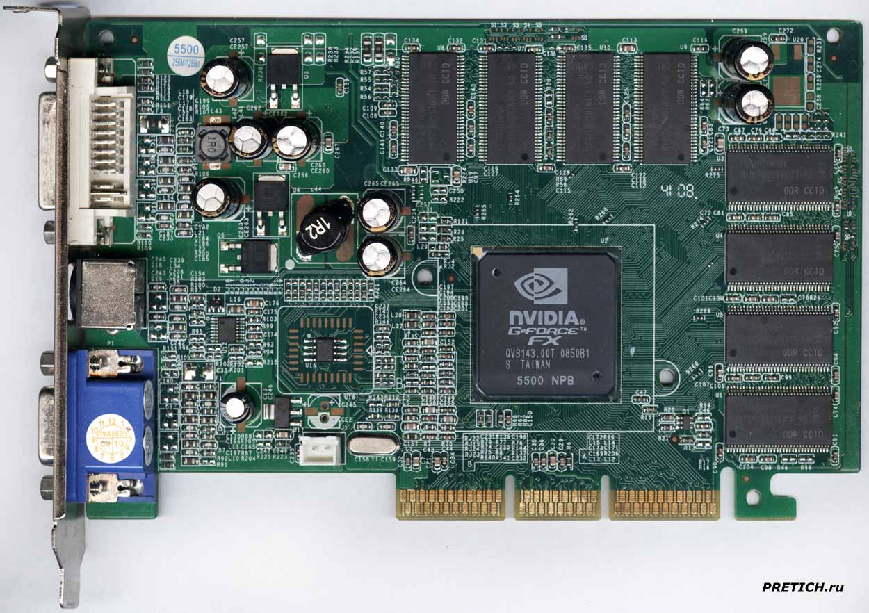 Forsa GeForce FX5500 полное описание видеокарты Forsa GeForce FX5500 полное описание видеокарты