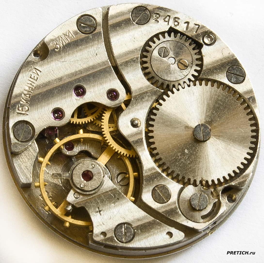 ЗИМ механизм 2602 часы СССР 15 рубиновых камней ЗИМ механизм 2602 часы СССР 15 рубиновых камней