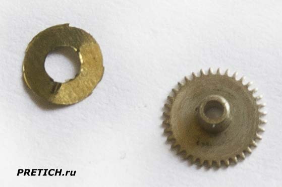 ЗИМ 2602 элементы часового механизма, Советский союз ЗИМ 2602 элементы часового механизма, Советский союз