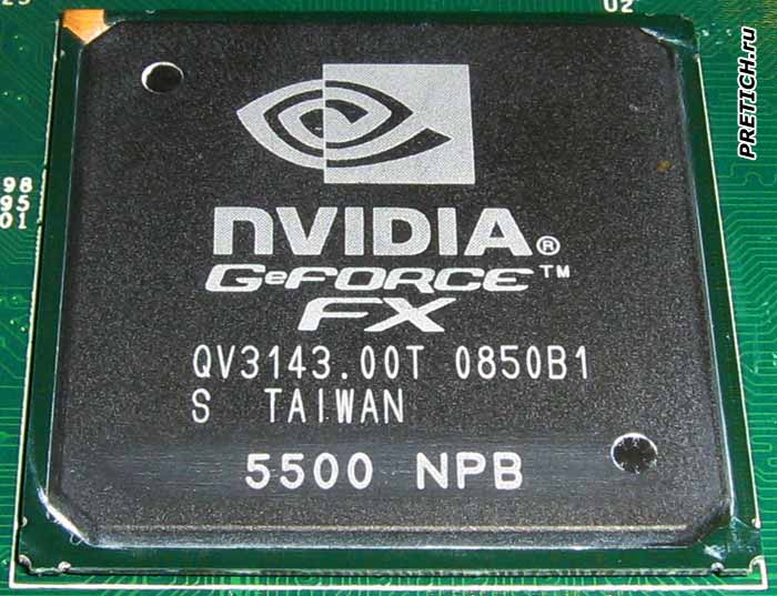 Nvidia GeForce FX QV3143.00T 0850B1 5500 NPB видеочип Nvidia GeForce FX QV3143.00T 0850B1 5500 NPB видеочип