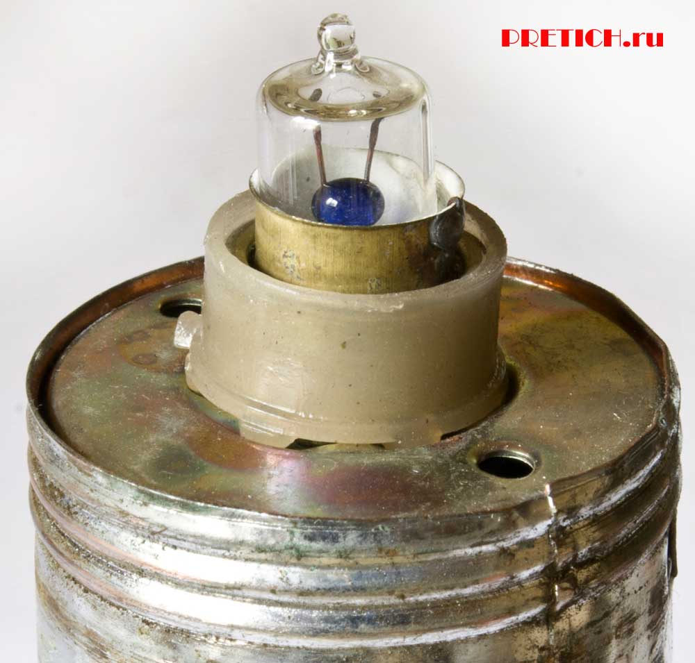 цилиндрический фонарик на батарейках, замена лампочки цилиндрический фонарик на батарейках, замена лампочки